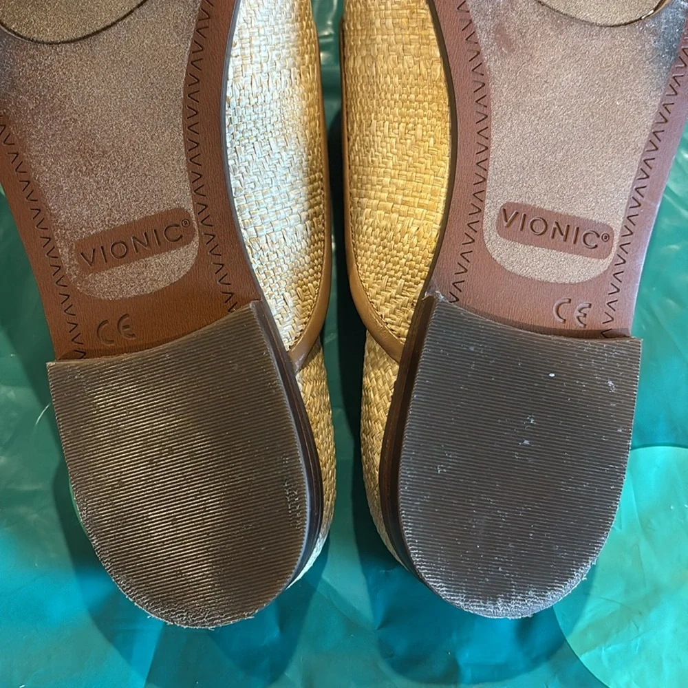 Vionic Tan Mules - Picture 8 of 9